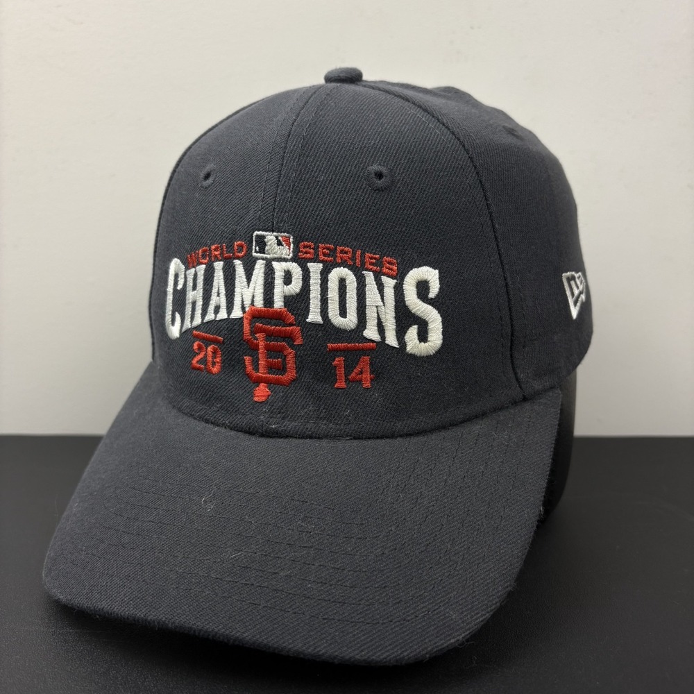 San Francisco Giants 2014 World Series Champions New Era Strapback Hat Black SF